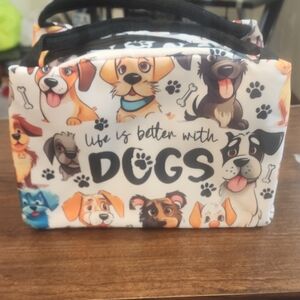 Dog-Themed Insulated Lunch Bag